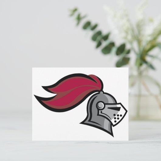 Knight's Helmet Postkarte (Stehend Vorderseite)