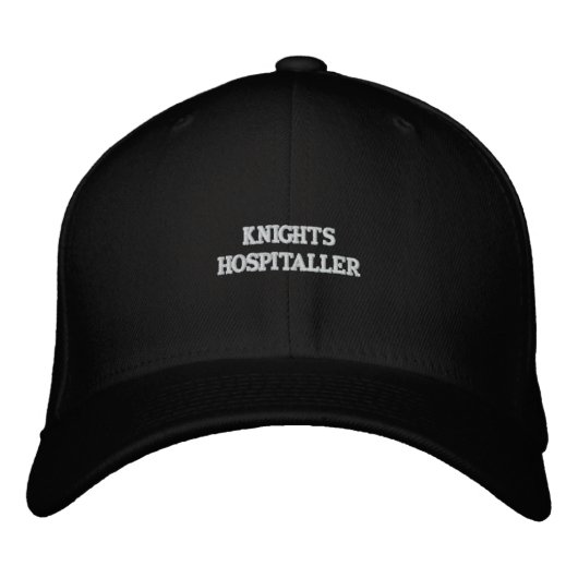 Knights Hospitaller Hat Bestickte Kappe (Vorderseite)