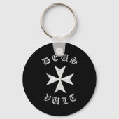 Knights Hostaller Maltese Catholic Christian Deus  Schlüsselanhänger (Vorderseite)