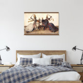 Knights jouting leinwanddruck (Insitu (Schlafzimmer))