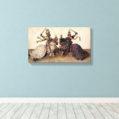 Knights jouting leinwanddruck (Insitu (Holzboden))