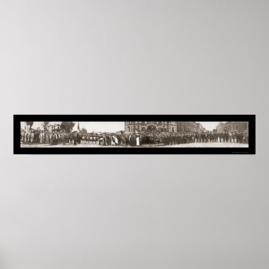 Knights Pythias Group Foto 1916 Poster (Vorne)