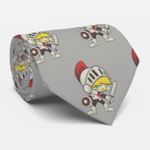 Knights Team Mascot Football Necktie
