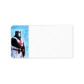 KNIGHTS TEMPLAR ADRESSAUFKLEBER (Vorne)