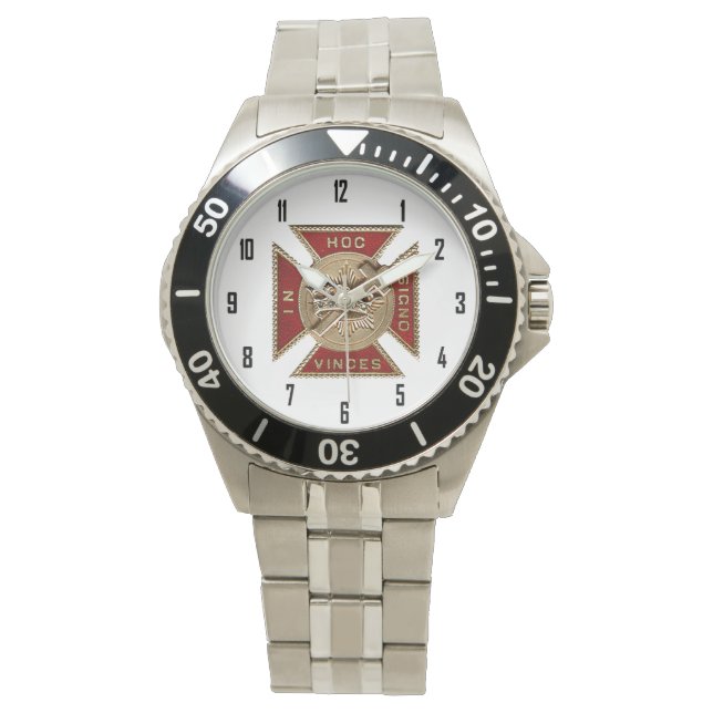 KNIGHTS TEMPLAR ARMBANDUHR (Vorderseite)