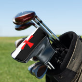 Knights Templar battle flag Golf Headcover (In Situ)