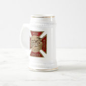 KNIGHTS TEMPLAR BIERGLAS (Vorderseite Links)