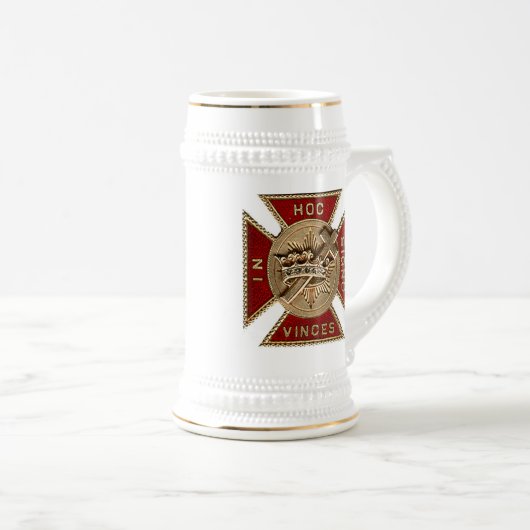 KNIGHTS TEMPLAR BIERGLAS (VorderseiteRechts)