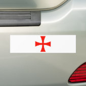 Knights_Templar_Cross Autoaufkleber (Auf Auto)