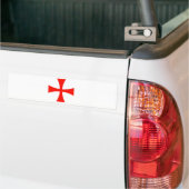 Knights_Templar_Cross Autoaufkleber (Auf Lkw)
