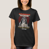 Knights Templar Cross Christian Soldiers 2 T-Shirt (Vorderseite)
