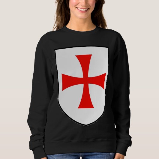Knights Templar Flag Order of Solomon's Temple app Sweatshirt (Vorderseite)