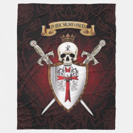 KNIGHTS TEMPLAR FLEECEDECKE (Vorderseite)