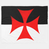 KNIGHTS TEMPLAR FLEECEDECKE (Vorderseite (Horizontal))