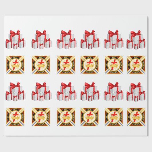 Knights Templar Geschenkpapier (Flach)