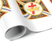 Knights Templar Geschenkpapier (Rolleneckpunkt)