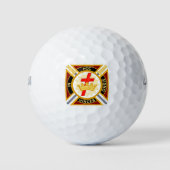 Knights Templar Golfball (Vorderseite)