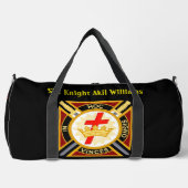 Knights Templar Große Duffel Tasche (Vorderseite)