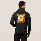 Knights Templar Hoodie (Schwarz voll)
