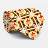 Knights Templar Krawatte (Gerollt)