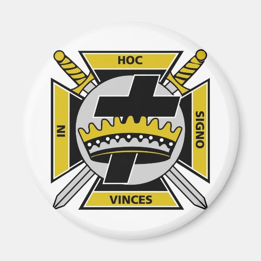 Knights Templar Magnet (Vorne)