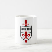 Knights Templar Mittelalterlicher DEUS VULT Kreuzf Kaffeetasse (Mittel)