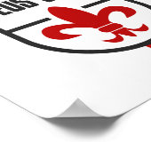 Knights Templar MOTTO DEUS VULT Poster (Ecke)