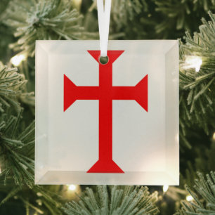 Knights Templar Ornament Aus Glas