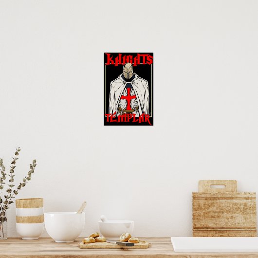 Knights Templar Poster (Küche)