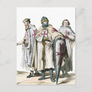 Knights Templar Postkarte