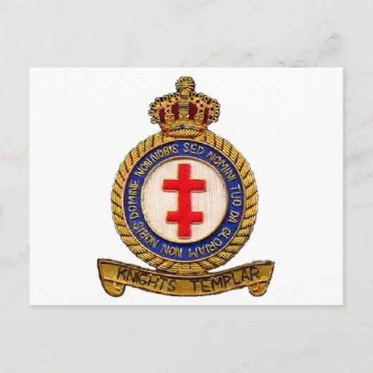 KNIGHTS TEMPLAR POSTKARTE (Vorderseite)