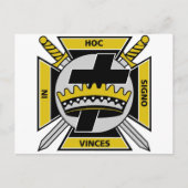 Knights Templar Postkarte (Vorderseite)