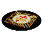 Knight's Templar Schneidebrett (Ecke)