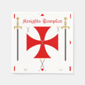Knights Templar Serviette (Vorderseite)