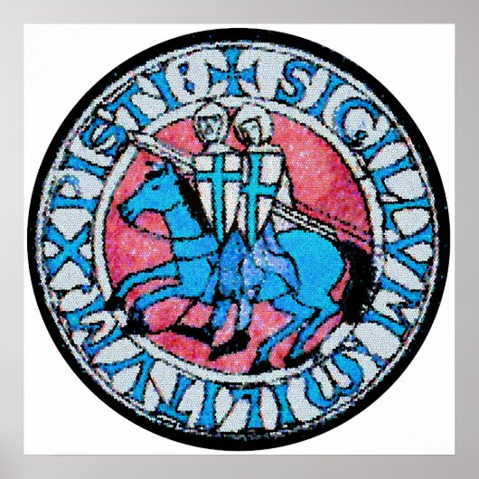 Knights Templar Siegel Poster (Vorne)