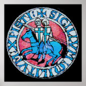 Knights Templar Siegel Poster (Vorne)