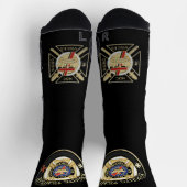 Knights Templar Socken (Oben)
