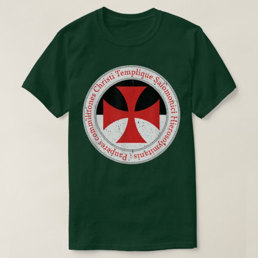 Knights Templar T-Shirt (Design vorne)