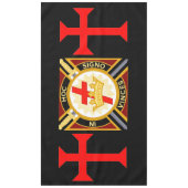 Knight's Templar Tischdecke (Vorderseite)
