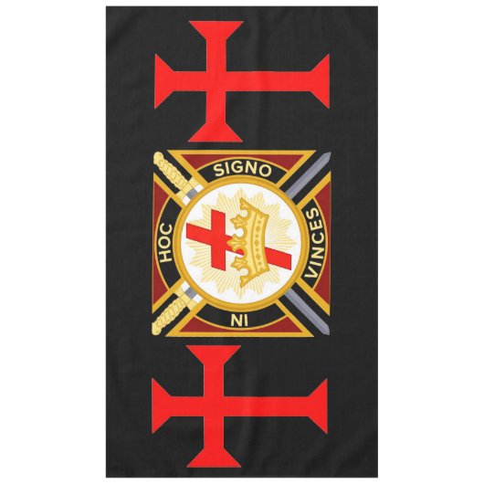 Knight's Templar Tischdecke (Vorderseite)