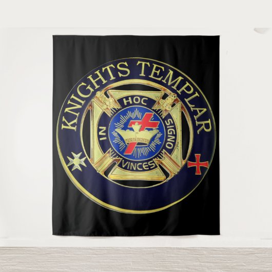 Knights Templar Wandteppich (Vorderseite)