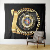 Knights Templar Wandteppich (Beispiel (Horizontal))