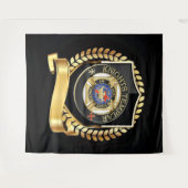 Knights Templar Wandteppich (Vorderseite (Horizontal))