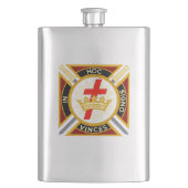 Knight's Templars Flachmann (Vorderseite)