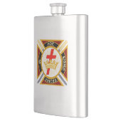 Knight's Templars Flachmann (Links)