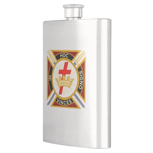 Knight's Templars Flachmann (Links)