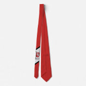 Knights Vikings Warriors Mascot Football Necktie Krawatte (Rückseite)