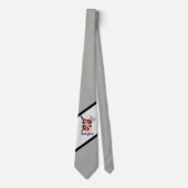 Knights Vikings Warriors Mascot Football Necktie Krawatte (Vorderseite)