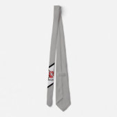 Knights Vikings Warriors Mascot Football Necktie Krawatte (Rückseite)