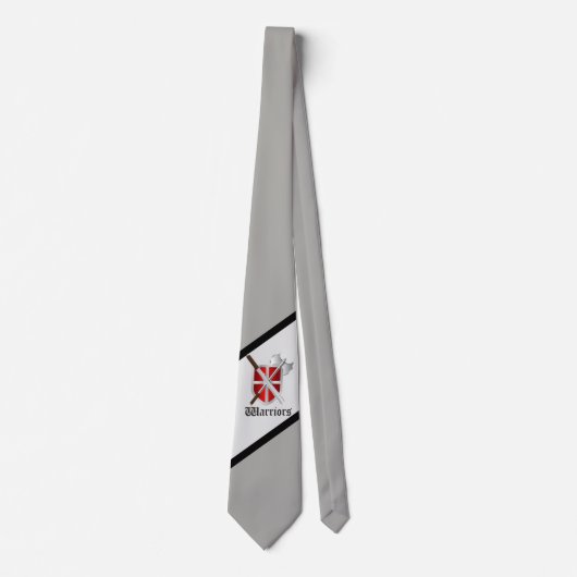 Knights Vikings Warriors Mascot Football Necktie Krawatte (Vorderseite)